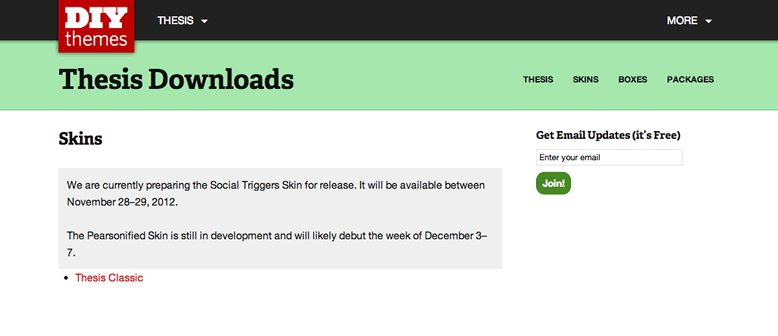 Thesis 2 skins anno November 30'th 2012