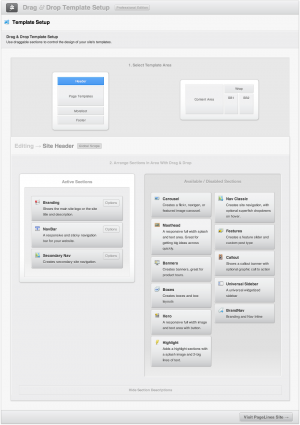 PageLines' Drag & Drop templates PageLines' Drag & Drop templates
