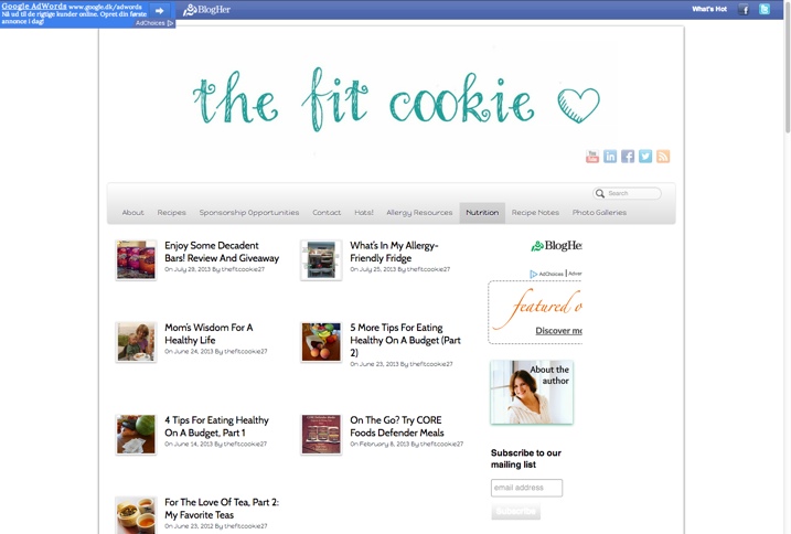 A typical PageLines website