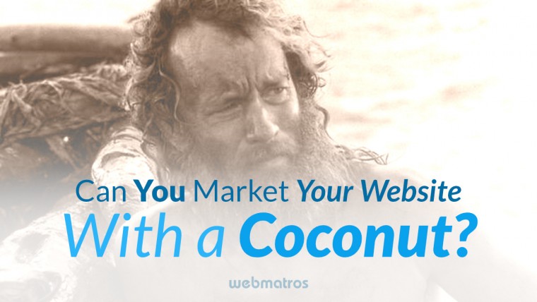Can You Market Your Website with a Coconut (... and the Rainmaker content marketing platform) ?