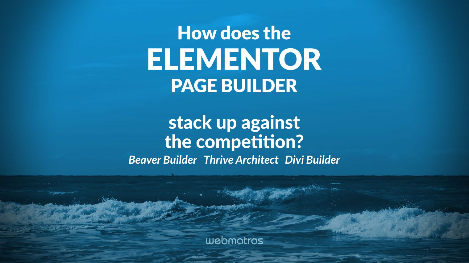 The Elementor WordPress page builder pro review
