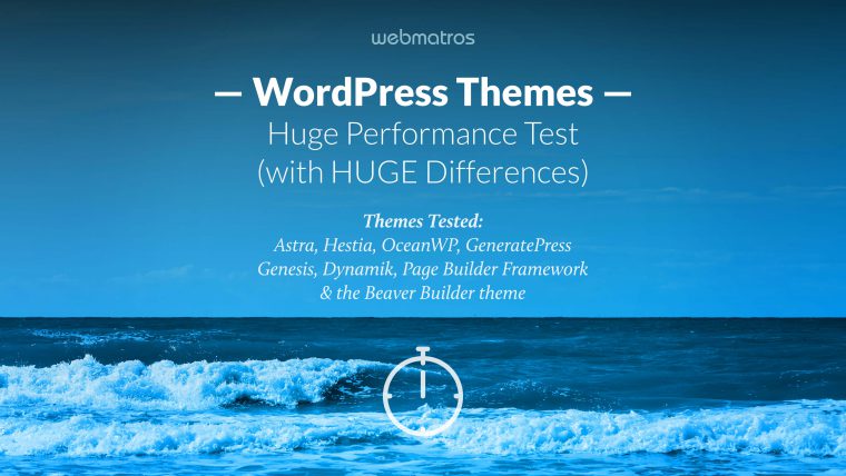 Fastest WordPress Theme for Your Page Builder – Speed Test